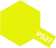 PS-27 Fluor Yellow Lexan farba v spreji Tamiya 86027 PS-27 Fluor Yellow Lexan farba v spreji Tamiya 86027