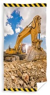 Plážová osuška 70X140 Bagrový sklápač Plážová osuška 70X140 Bagrový sklápač