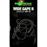 Korda Wide Gape B Háčiky na kapry bez protihrotu, veľkosť 4