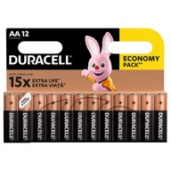 12x alkalické batérie Duracell AA/LR6 Basic 12x alkalické batérie Duracell AA/LR6 Basic
