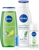 Sada kozmetiky Nivea Happy Balance pre ženy 4 produkty Sada kozmetiky Nivea Happy Balance pre ženy 4 produkty