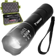 Taktická LED baterka Cree Výkonné puzdro T6 ZOOM USB Taktická LED baterka Cree Výkonné puzdro T6 ZOOM USB