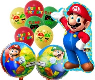 Sada balónikov SUPER MARIO BROS darček Luigi Peach Huba na narodeniny 9 ks. Sada balónikov SUPER MARIO BROS darček Luigi Peach Huba na narodeniny 9 ks.