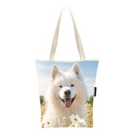 SAMOYED DOG TAŠKA nákupná sieťka darček DOG SAMOYED DOG TAŠKA nákupná sieťka darček DOG