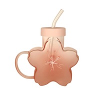 Kvetinový hrnček prenosný čajový pohár Nápojový riad k narodeninám
