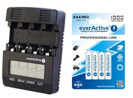 Nabíjačka EVERACTIVE NC-3000 + batérie R03 AAA Nabíjačka EVERACTIVE NC-3000 + batérie R03 AAA