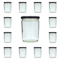 440ml dóza na zaváraniny, džemy, 12 ks. + čiapky 440ml dóza na zaváraniny, džemy, 12 ks. + čiapky