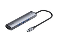 Adaptér HUB 6v1 Baseus USB-C na 3x USB 3.0 + HDMI