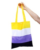 LGBT dúhová taška, nebinárna taška s vlajkou hrdosti