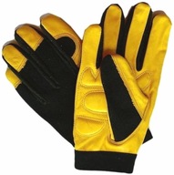 Ochranné rukavice, kožené, zapínanie na suchý zips - L