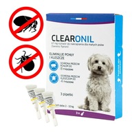 Kvapky proti blchám a kliešťom CLEARONIL pre psov 2-10kg Kvapky proti blchám a kliešťom CLEARONIL pre psov 2-10kg