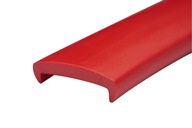 NÁBYTKOVÁ HRANA Mäkký PVC PROFIL C12 červená