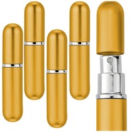 5X CESTOVNÝ ATOMIZÉR ATOMIZÉRU PRE 6ml ZLATÚ FĽAŠU PARFÉMU 5X CESTOVNÝ ATOMIZÉR ATOMIZÉRU PRE 6ml ZLATÚ FĽAŠU PARFÉMU