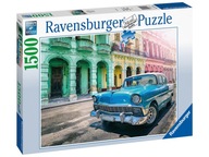 RAVENSBURGER Premium Puzzle: Kubánske autá 16710