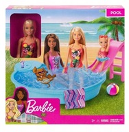 Bábika Barbie + bazén