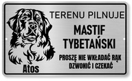 Pozor Pes Nerezová doska Mastiff, veľ Pozor Pes Nerezová doska Mastiff, veľ