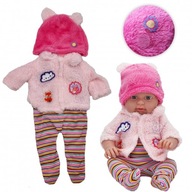 Oblečenie pre bábiku Set Jacket Cap Bodysuit Oblečenie pre bábiku Set Jacket Cap Bodysuit