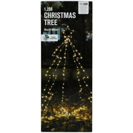 Kovový vianočný stromček LED XL 120 CM 185 LED DIÓDY 020