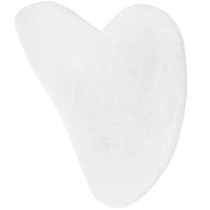 Gua Sha kameň, kremeň, biela na masáž tváre, redukcia vrások Gua Sha kameň, kremeň, biela na masáž tváre, redukcia vrások