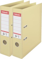 Zakladač ESSELTE A4 75mm na 500 kariet béžová x2 Zakladač ESSELTE A4 75mm na 500 kariet béžová x2