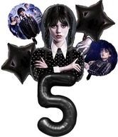 FÓLIOVÉ BALÓNY STREDA ADDAMS HEL SET 6 ks FÓLIOVÉ BALÓNY STREDA ADDAMS HEL SET 6 ks