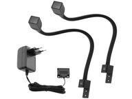 LED nočná lampa do postieľky na čítanie FLEXI Q USB + napájanie LED nočná lampa do postieľky na čítanie FLEXI Q USB + napájanie
