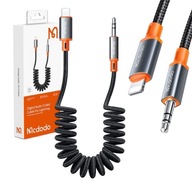 MCDODO AUDIO KÁBEL BLESKOVÝ KÁBEL PRE MINI JACK 3,5MM AUX 1,8M HIFI MCDODO AUDIO KÁBEL BLESKOVÝ KÁBEL PRE MINI JACK 3,5MM AUX 1,8M HIFI