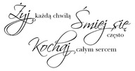 Citujte nástenné nápisy Live Every Moment Citujte nástenné nápisy Live Every Moment