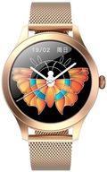 G. ROSSI SMARTWATCH SMS KROKY PULSE zlatá G. ROSSI SMARTWATCH SMS KROKY PULSE zlatá