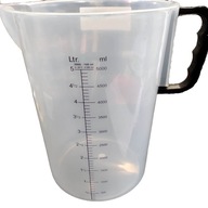 Kalibračný pohár so stupnicou 5000 ml Kalibračný pohár so stupnicou 5000 ml