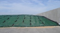 Poľnohospodárska ochranná sieť na haldy slamy SILOS 8x15m