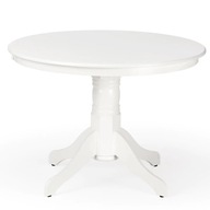 Kuchynský stôl okrúhly 106 cm Glamour GLOSE Biela