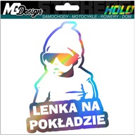 Nálepka na okno LENKA ON BOARD HOLOGRAM Nálepka na okno LENKA ON BOARD HOLOGRAM