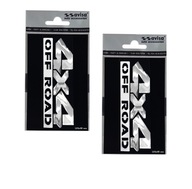 Poniklovaná nálepka na auto 4x4 Off Road SÚČASŤOU DVE NÁLEPKY Poniklovaná nálepka na auto 4x4 Off Road SÚČASŤOU DVE NÁLEPKY