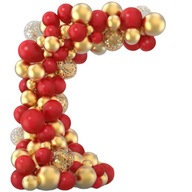 SET BALÓÓN GARLAND RED GOLD CHROM SET BALÓÓN GARLAND RED GOLD CHROM