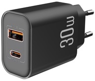 BQUAL RÝCHLA SIEŤOVÁ NABÍJAČKA NAPÁJACÍ ZDROJ PRE TELEFÓN USB-C 30W PD QC 4 GaN BQUAL RÝCHLA SIEŤOVÁ NABÍJAČKA NAPÁJACÍ ZDROJ PRE TELEFÓN USB-C 30W PD QC 4 GaN
