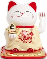 Japonská solárna figúrka Lucky Cat Maneki Neko Japonská solárna figúrka Lucky Cat Maneki Neko