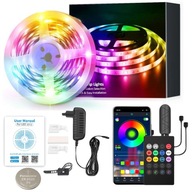 LED Set 5m RGB 5050 Bluetooth hudobné diaľkové ovládanie