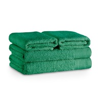 Zelená súprava bavlnených uterákov 4 ks.