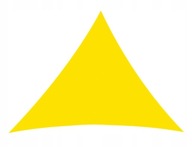 Vodotesná plachta SUN 5x5x5m žltá