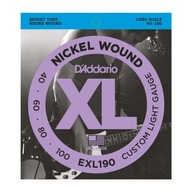 D'Addario EXL190 Nickel Wound 40-100 basové struny