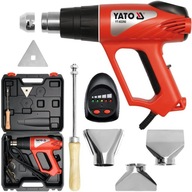Nastaviteľná teplovzdušná pištoľ Yato 2000W 50-550°C Kufor Nastaviteľná teplovzdušná pištoľ Yato 2000W 50-550°C Kufor