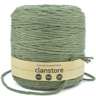 Bavlnená šnúrka Macrame 3mm 200m khaki Bavlnená šnúrka Macrame 3mm 200m khaki