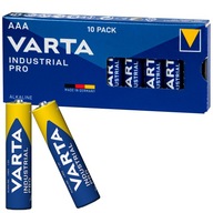 Alkalické batérie VARTA INDUSTRIAL AAA LR3 X10