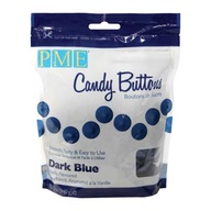 Pastilky Candy Buttons DARK BLUE 340g PME