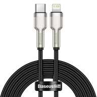 USB kábel typ C Lightning Baseus PD 20W 2m Čierny USB kábel typ C Lightning Baseus PD 20W 2m Čierny