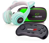 Súprava VR GLASSES + BLUETOOTH REMOTE so slúchadlami Súprava VR GLASSES + BLUETOOTH REMOTE so slúchadlami