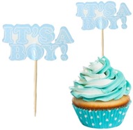 PIKERS ITS A BOY NA BABY SHOWER CHLAPEC 20 KUSOV