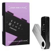Bezpečná kryptomenová peňaženka Ledger Nano S Plus BTC ETH strieborná a čierna