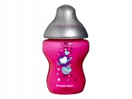 Fľaša Tommee Tippee 260ml, ružový dekor Fľaša Tommee Tippee 260ml, ružový dekor